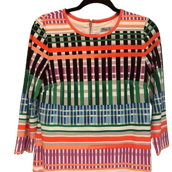 Eliza J colorful slip dress- size 8 - Picture 4 of 8